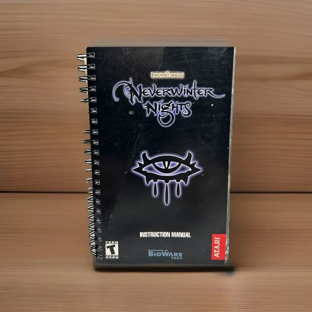 Neverwinter Nights Forgotten Realms  Game Instruction Manual ONLY PC‎ 2002